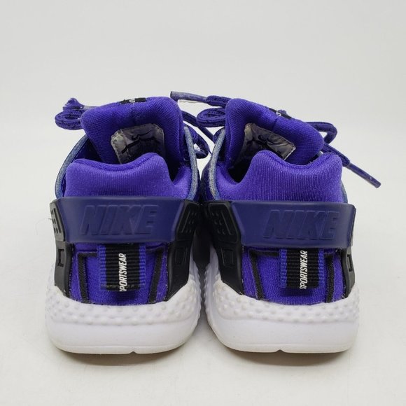 Nike Huarache Run Athletic Sneakers Indigo Burst White Baby Toddler Shoe Size 8C - Picture 6 of 10